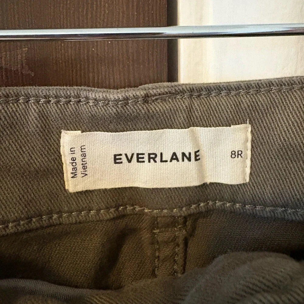Everlane Utility Straight leg pant Kalamata size 8 - Picture 6 of 6